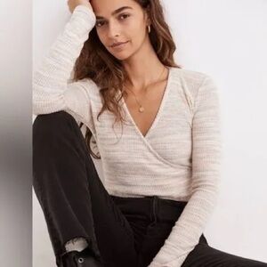 Madewell Space Dye Knit Top